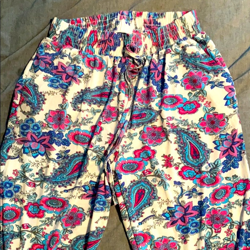 Paisley Fun Joggers - German- one of a kind